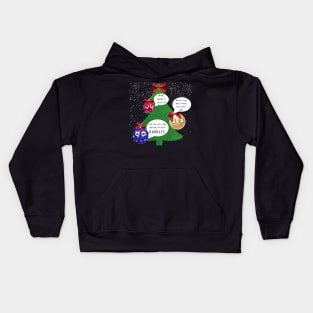 Christmas Baubles / Bubbles - Be In My Christmas Bubble Kids Hoodie